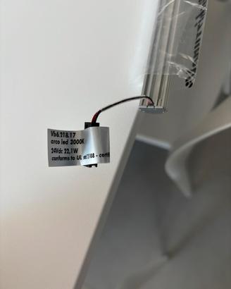 2 Barre LED Viabizzuno 171cm 3000K + driver