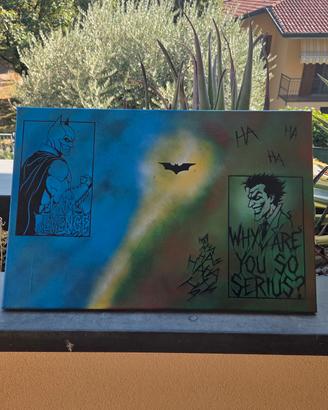 quadro batman e joker