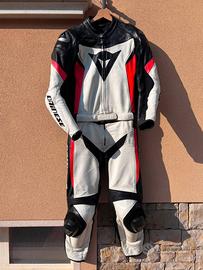 TUTA intera (divisibile)in PELLE DAINESE taglia 50