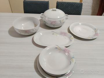 servizio di piatti tognana vintage 