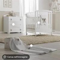 Set Erbesi Lettino/ cassetiera/fasciatoio/bagnetto