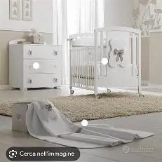 Set Erbesi Lettino/ cassetiera/fasciatoio/bagnetto