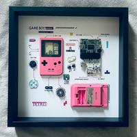 Gameboy shadowbox - vintage gaming
