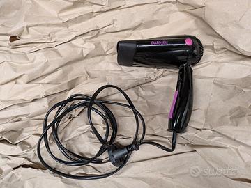 Mini asciugacapelli da viaggio - Nero 