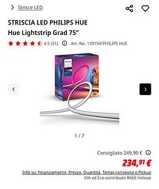 Philips Hue Play Gradient Lightstrip 75”