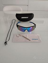 Occhiali Sportivi Giant Nero/Blu (Nuovi)