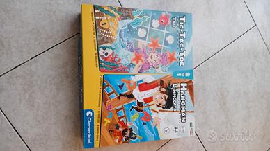 due giochi in uno Tic-Tac-Toe e L'impiccato"