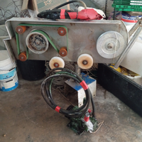 Verricello per palangaro con pompa e serbato