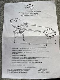 Letto massaggi professionale Elettro Beauty