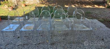 lotto sedie kartell ghost 