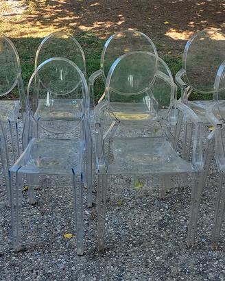 lotto sedie kartell ghost 