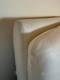Divano  in eco pelle bejge