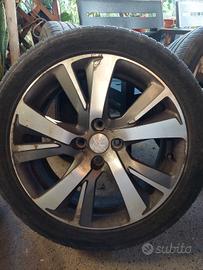 ruote complete Peugeot 2008 17 pollici