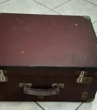 Valigia bauletto vintage P. Franzini Milano