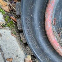 Ruote in gomma piene muletto carrello elevatore