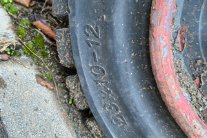 Ruote in gomma piene muletto carrello elevatore