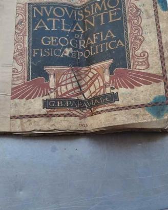 ANTICO ATLANTE GEOGRAFICO DEL 1928
