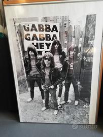 Stampa incorniciata Ramones vintage