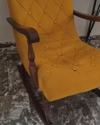 poltrona a dondolo vintage 