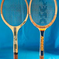 Racchette da tennis in legno anni '70 Donnay Sport