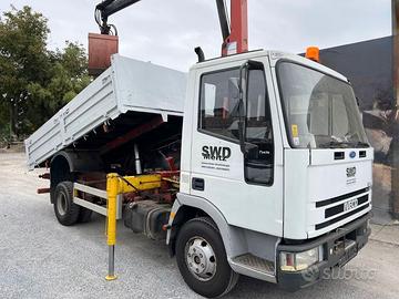 IVECO EUROCARGO TECTOR 75E15 RIBALTABILE CON GRU E