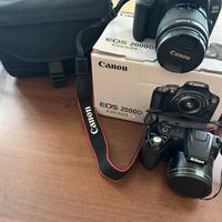 Canon EOS 2000D e Nikon coolpix L310