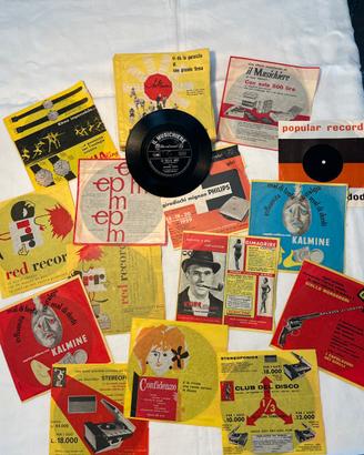 Flex disc 45 giri, rarità anni 50, lotto di 88 pz