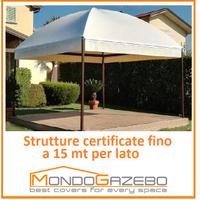 Gazebo Sun Plus certificato bar ristorante +misure