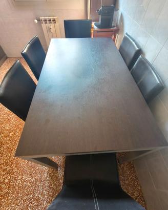 tavolo con 6 sedie soggiorno/salotto