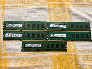 Lotto 8+2GB RAM DDR3 Samsung per PC Desktop