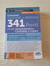 Concorso Comune di Messina. 992 pagine. Nuovo.
