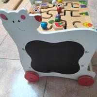 Carrello in legno primi passi