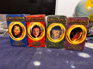 Bicchieri il signore degli anelli