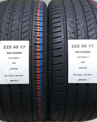 2 GOMME 225 45 17 MATADOR BR1611