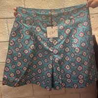 Pantaloncini con stampa geometrica