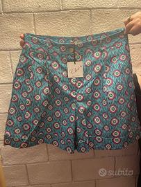 Pantaloncini con stampa geometrica