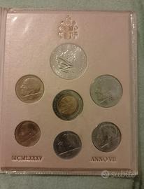 serie monete Vaticano 1985
