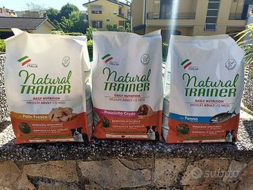 3 sacchetti da 3kg l'uno Natural Trainer