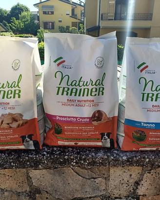 3 sacchetti da 3kg l'uno Natural Trainer
