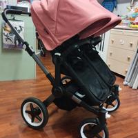 Passeggino Gemellare Bugaboo Donkey 5 Sunrise Red