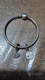bracciale pandora donna moments più 2 charm 