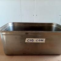 Bacinella acciaio inox 52x32x20 cm