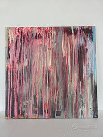 Tela dipinto astratto 80x80