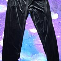 Pantalone OVS in simil velloto nero Mis. XXL Usato