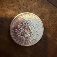 Lotto di 35 monete d argento da 5 franchi