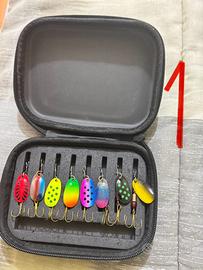 Esche pesca artificiali spinning trote