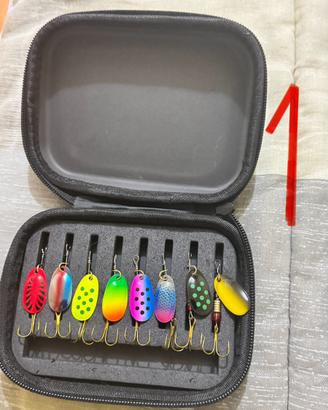 Esche pesca artificiali spinning trote