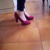 primadonna decollete' suede bordo' 