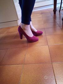 primadonna decollete' suede bordo' 