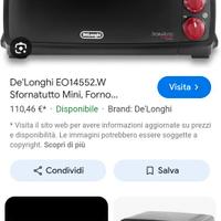 Forno elettrico DE LONGHI